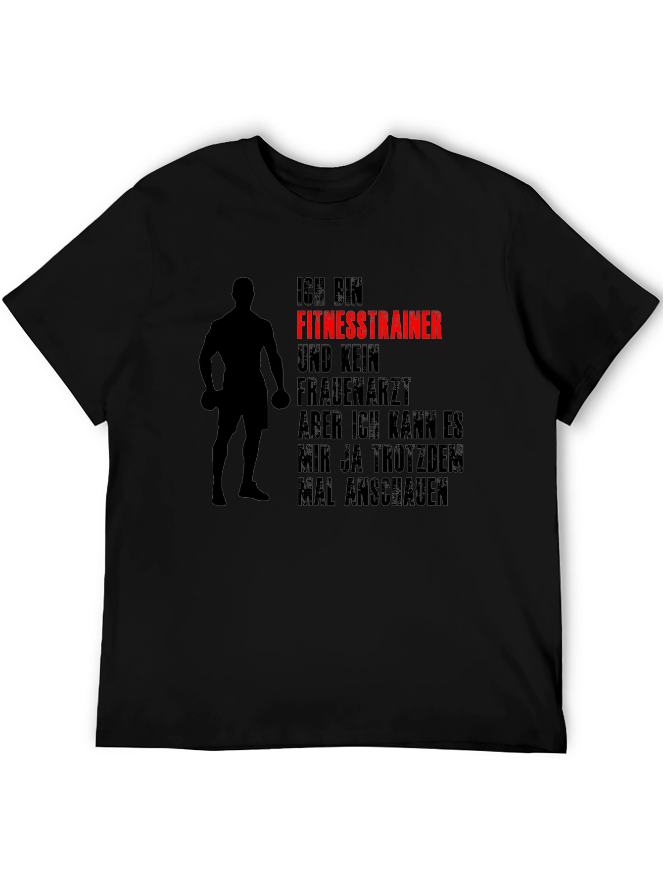 Funny Fitness Trainer T-Shirt German Text