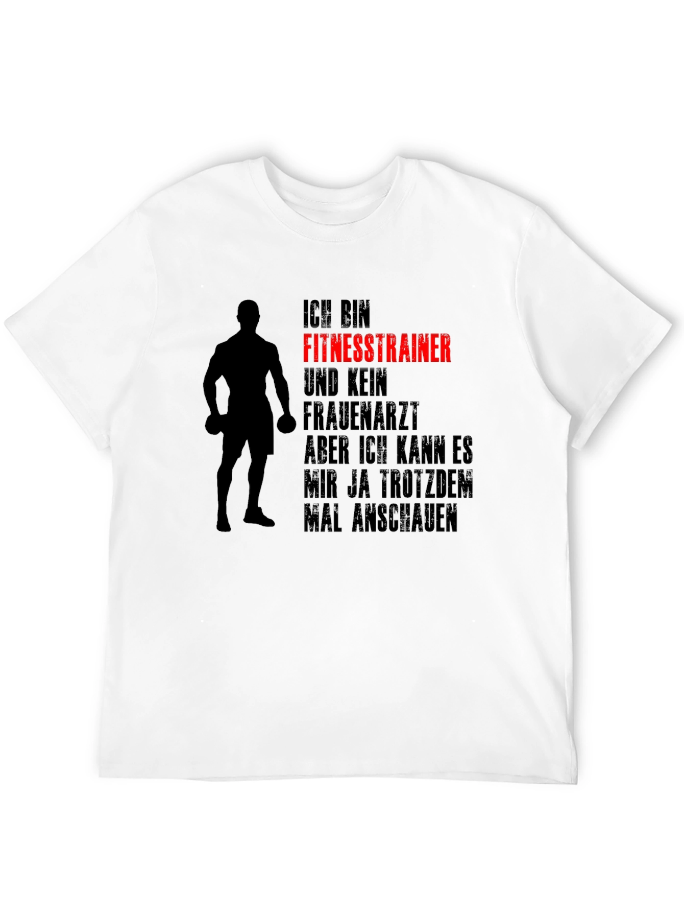 Funny Fitness Trainer T-Shirt German Text