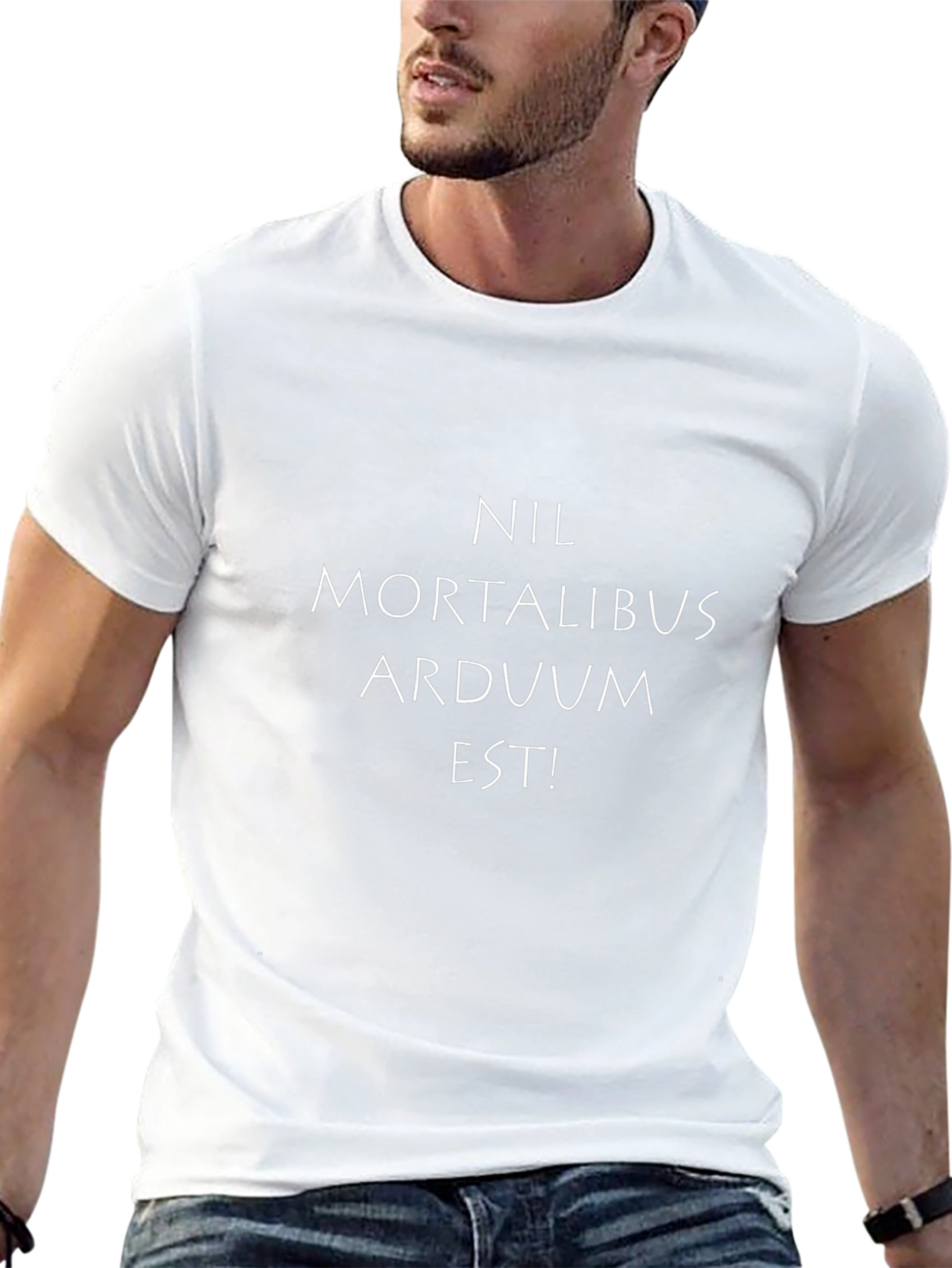 Nil Mortalibus Arduum Est! Latin Quote T-Shirt