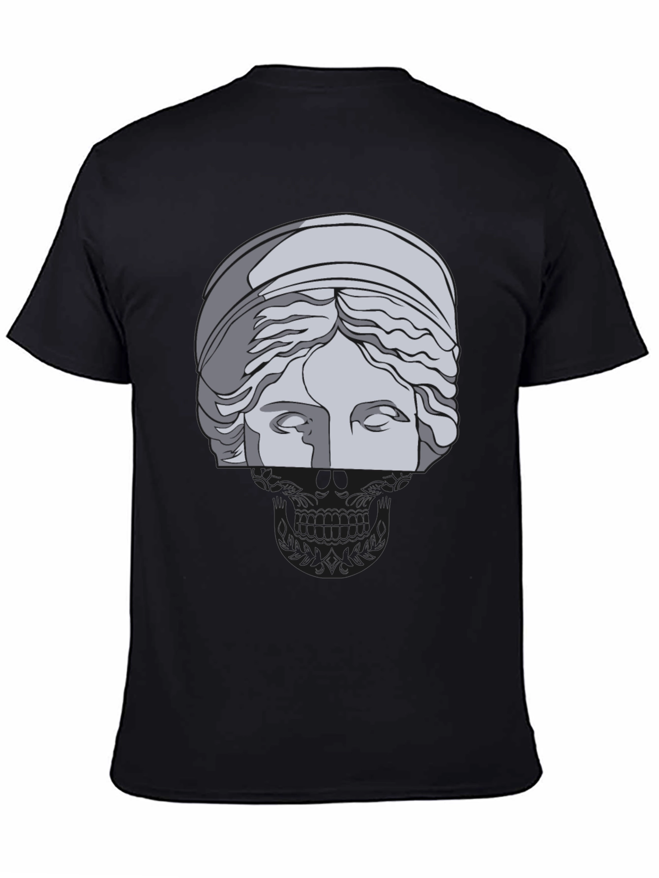 Statue Graphic Black T-Shirt