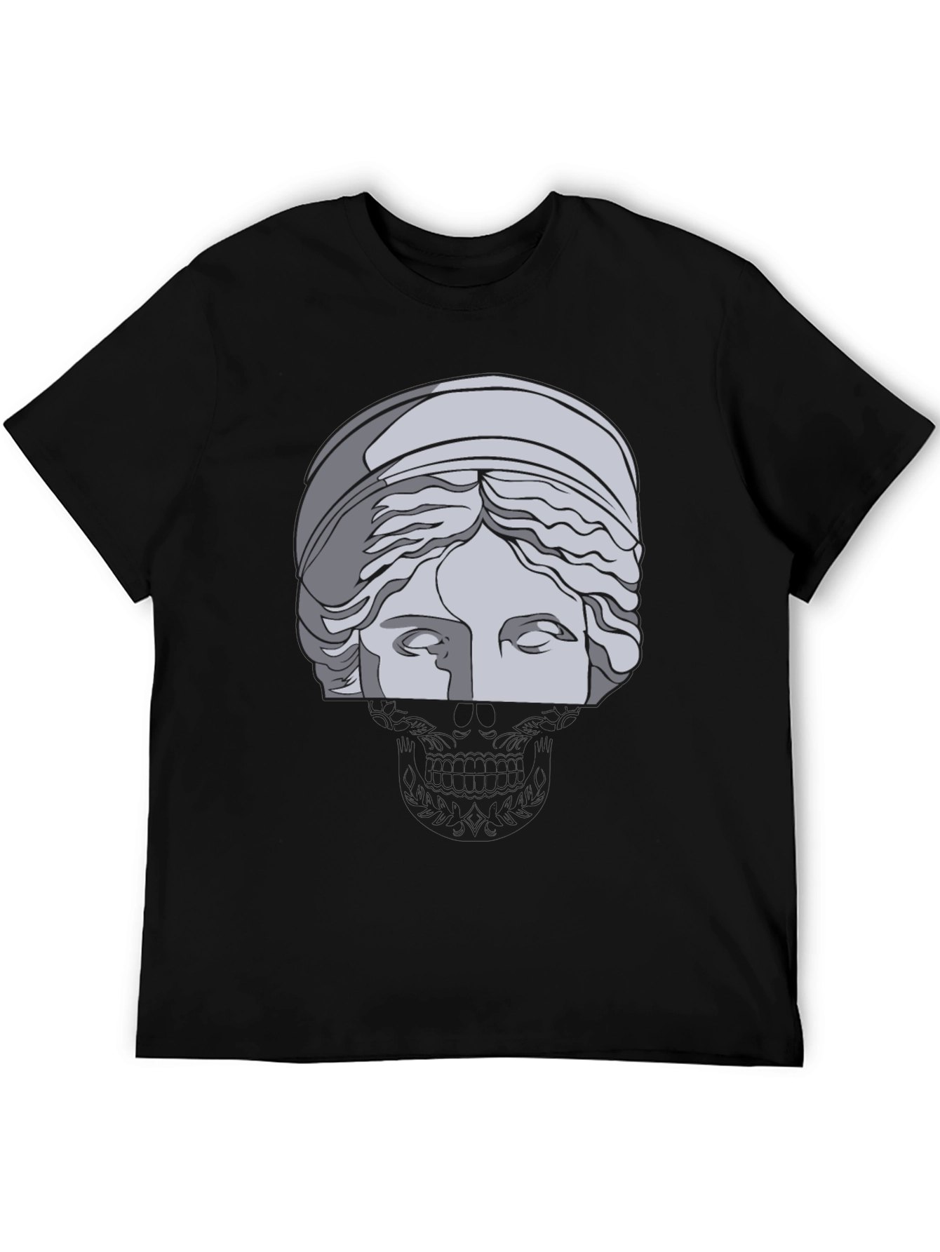 Statue Graphic Black T-Shirt