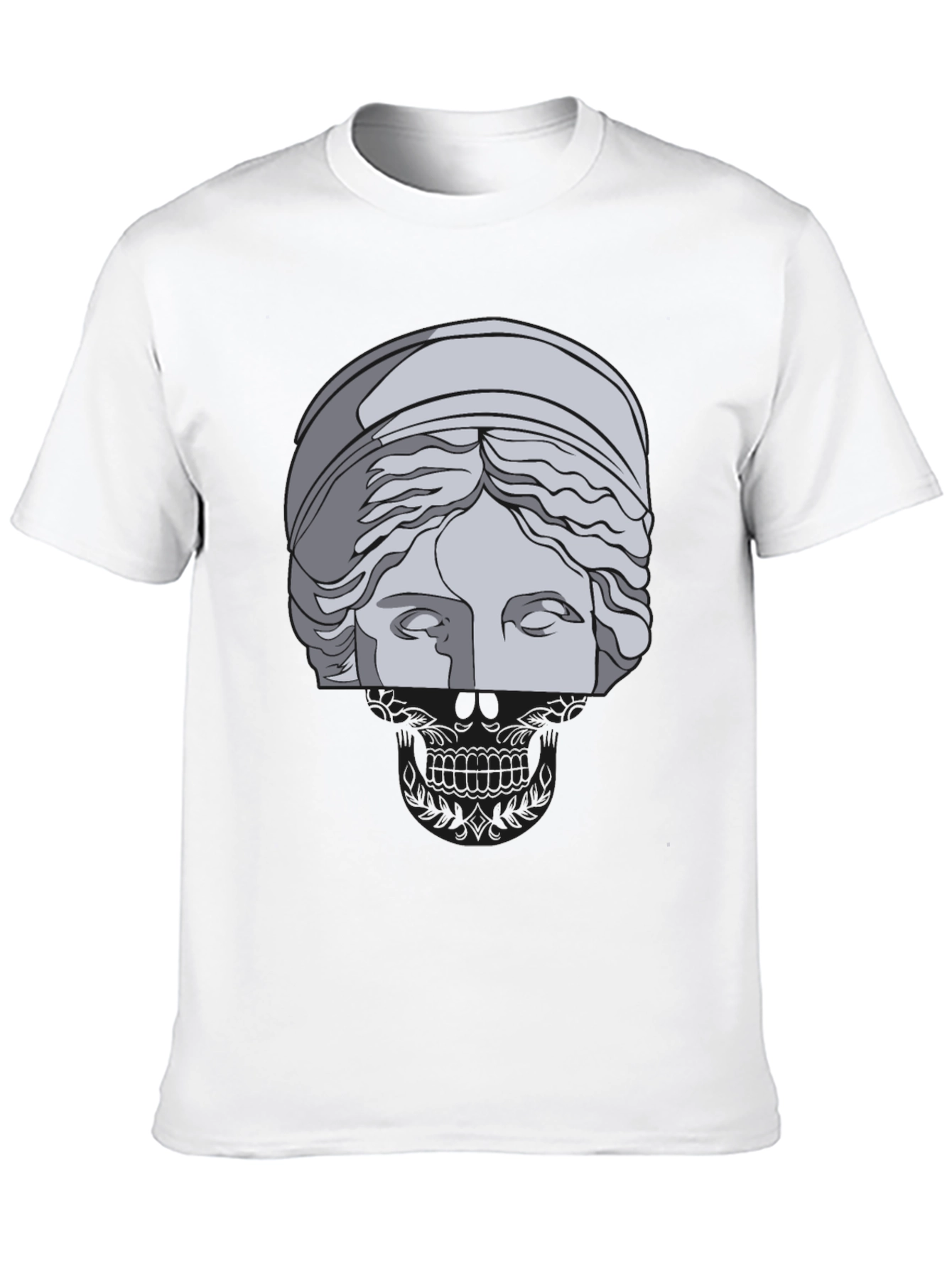 Statue Graphic Black T-Shirt