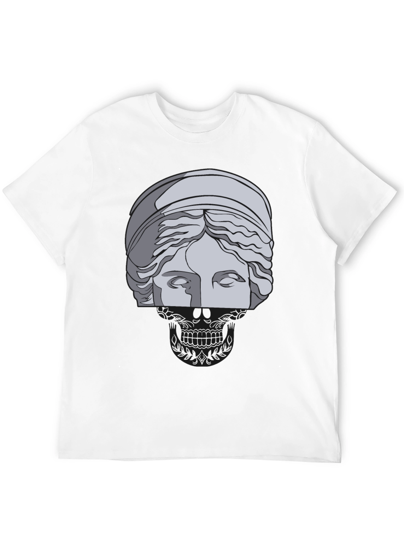 Statue Graphic Black T-Shirt