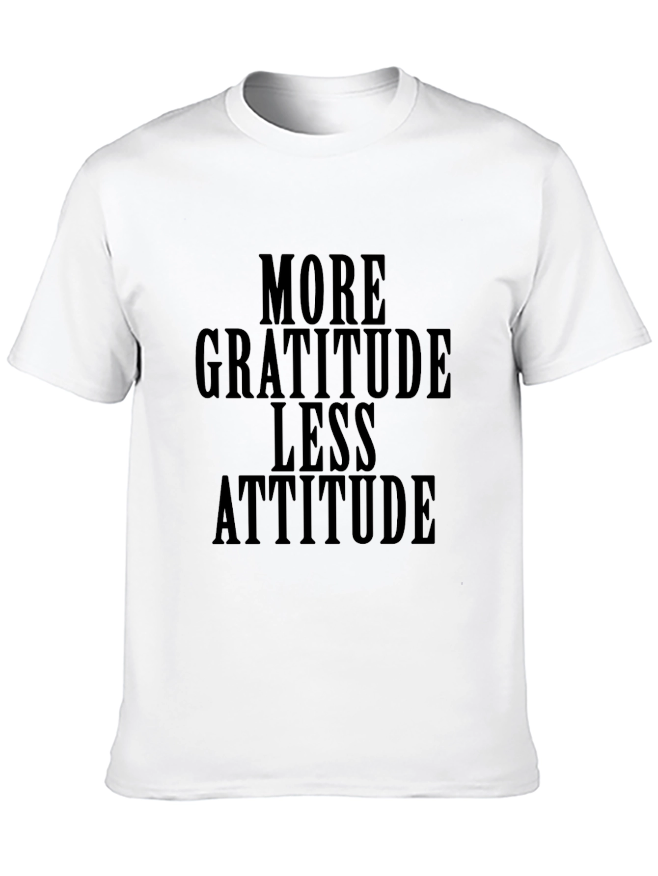 Gratitude Attitude Black Graphic Tee