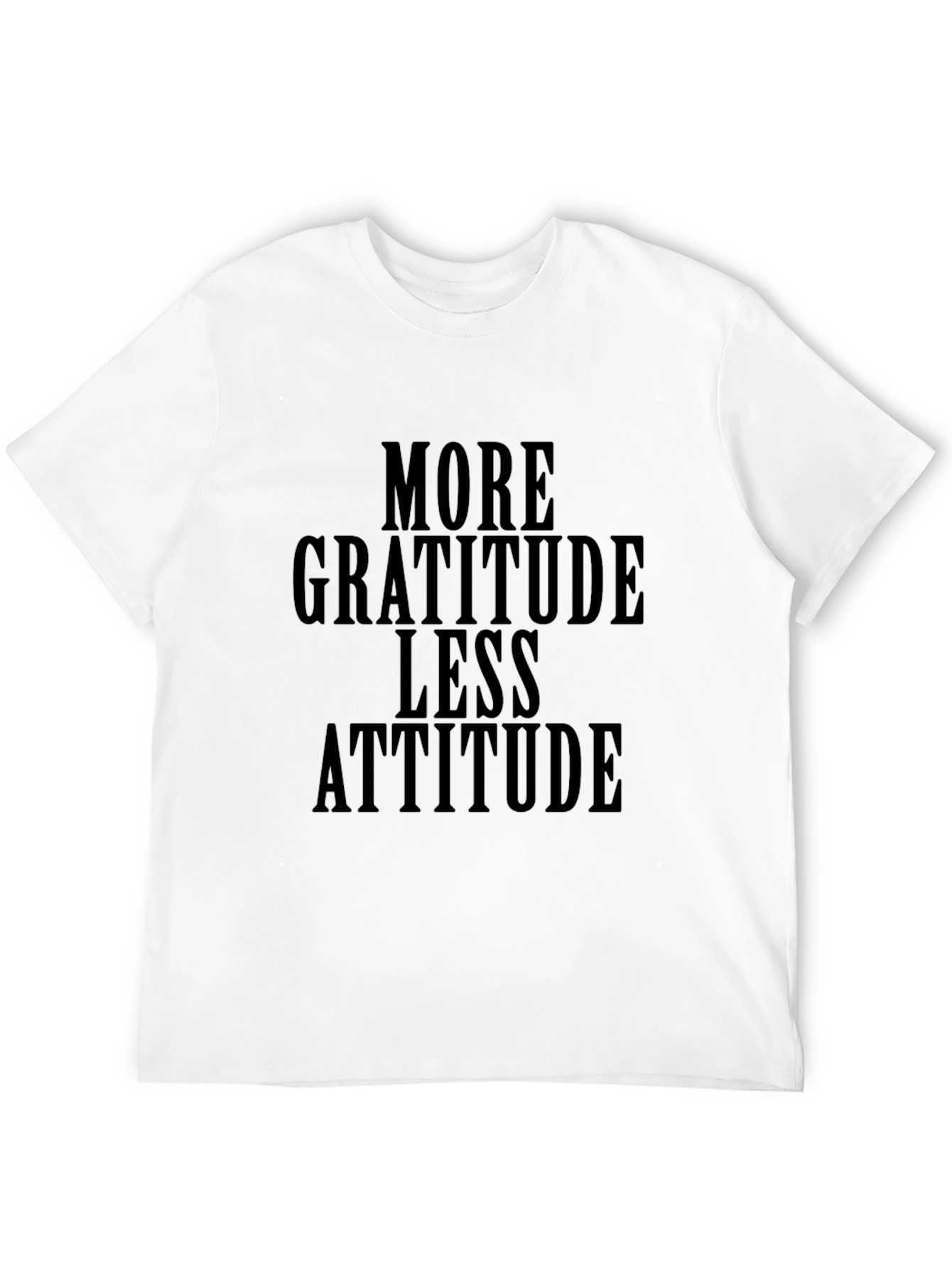 Gratitude Attitude Black Graphic Tee