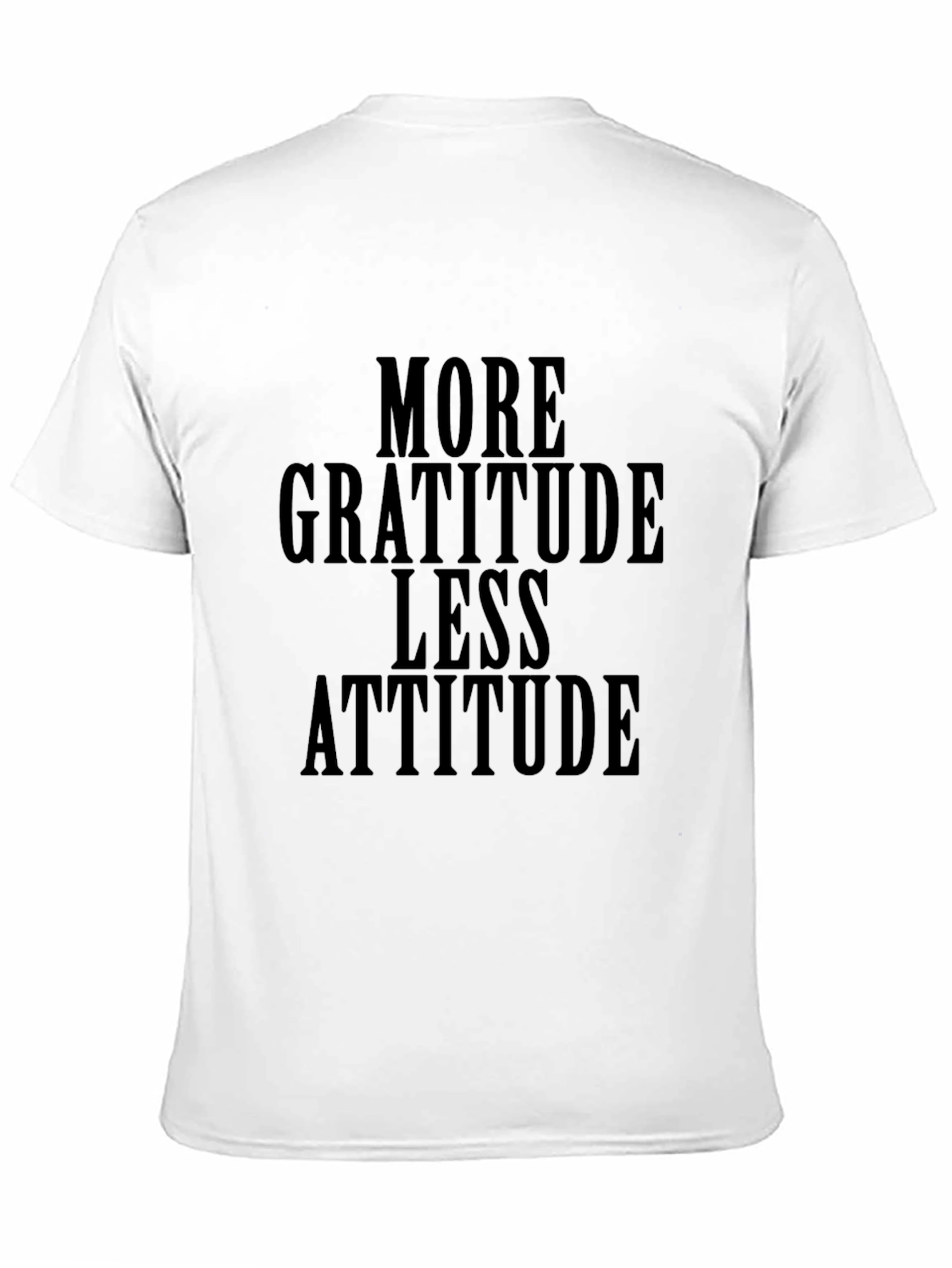 Gratitude Attitude Black Graphic Tee