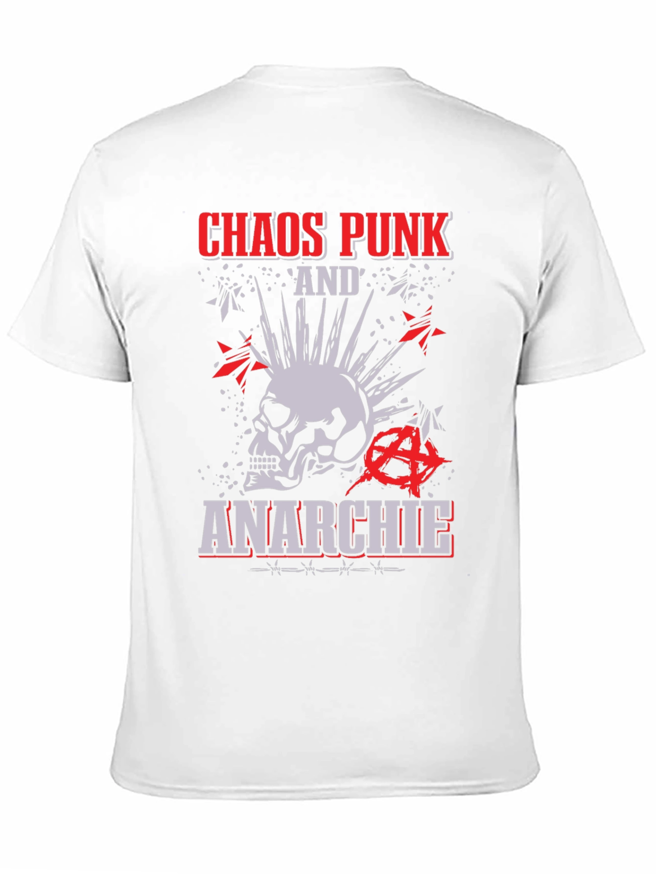 Chaos Punk Anarchie T-Shirt - Stylish Rebellion