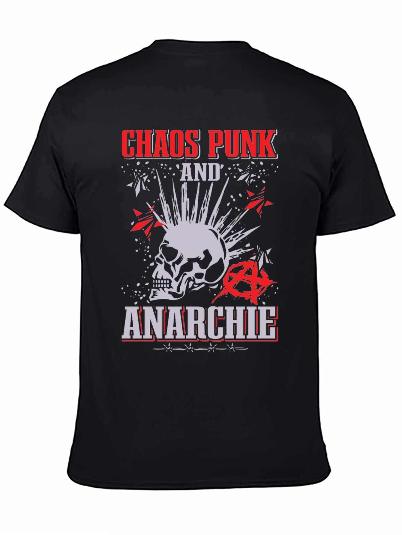 Chaos Punk Anarchie T-Shirt - Stylish Rebellion