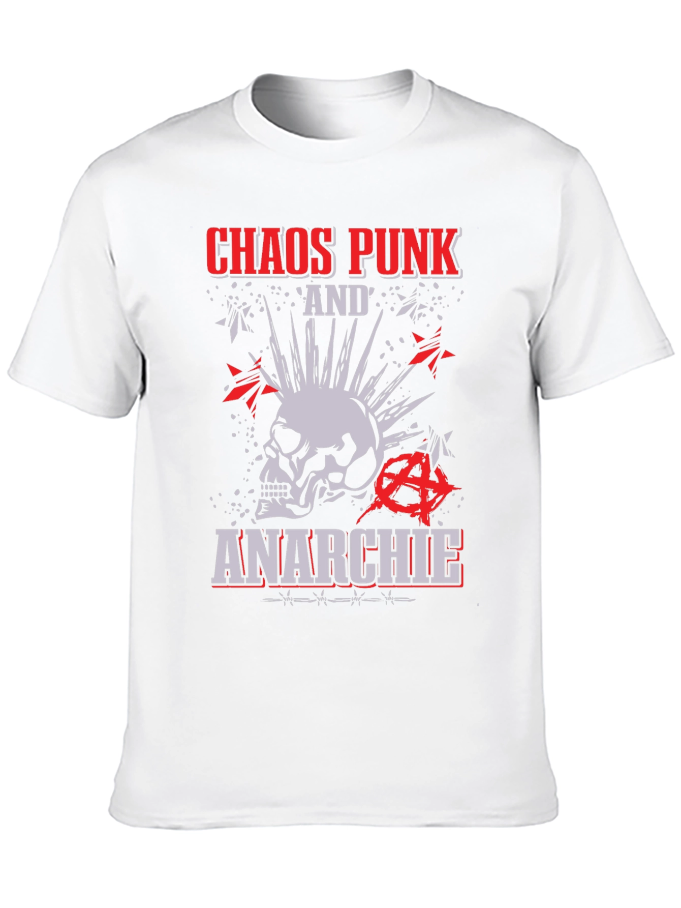 Chaos Punk Anarchie T-Shirt - Stylish Rebellion