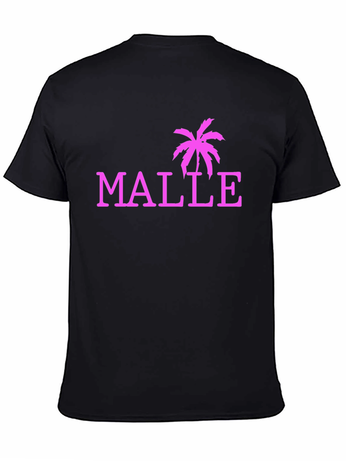 Malle Palm Tree Graphic Tee - Black Casual Shirt