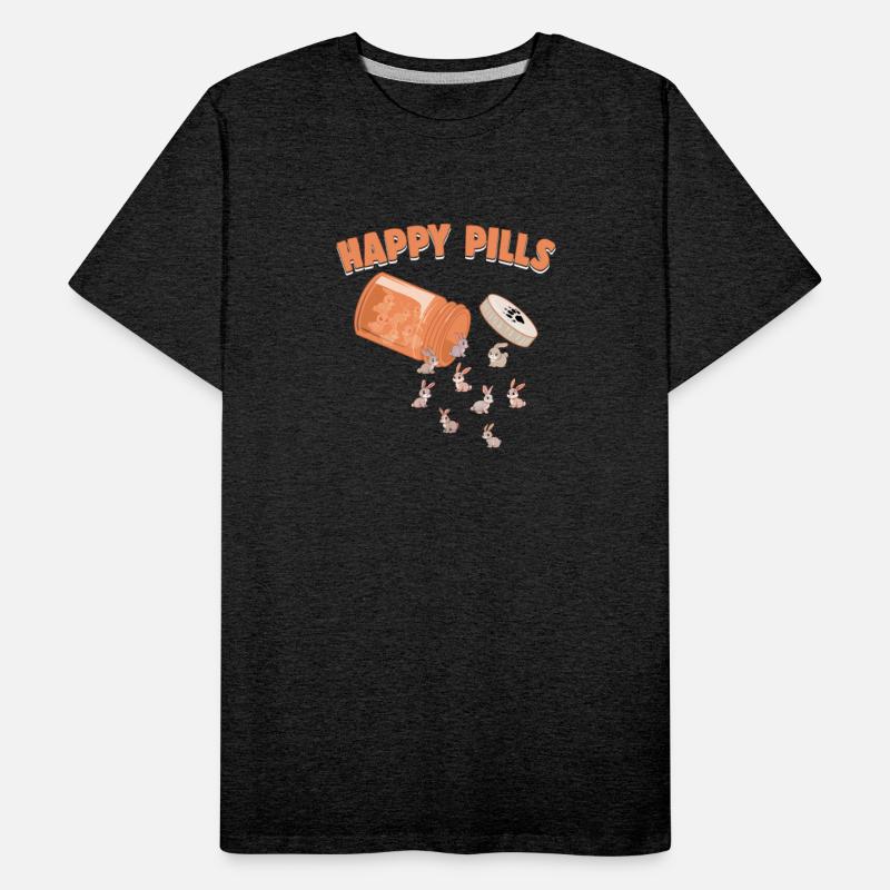 Happy Pills Rabbit Funny Farm Animal Lovers Humor