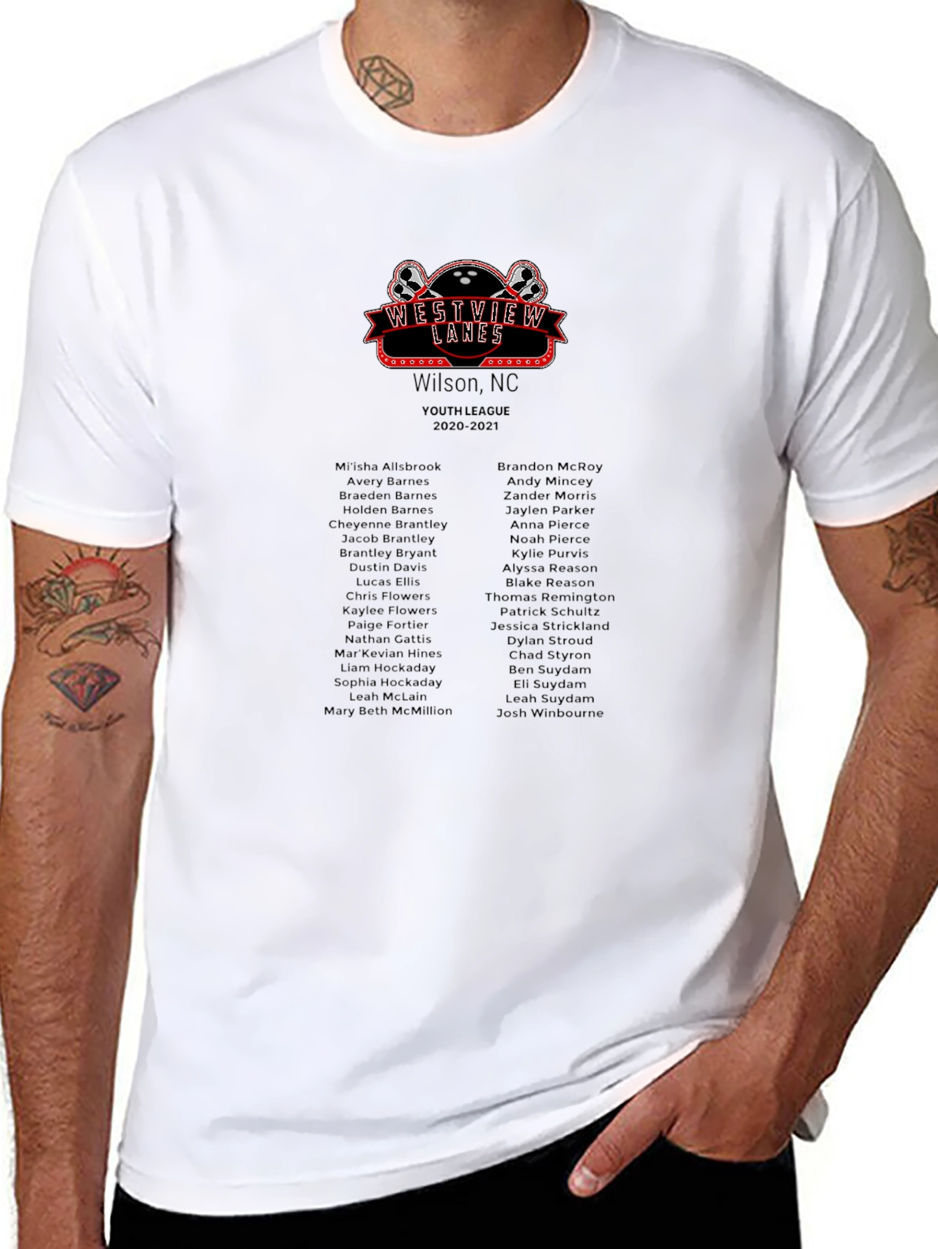 Westview Lanes Youth League 2020-2021 T-Shirt