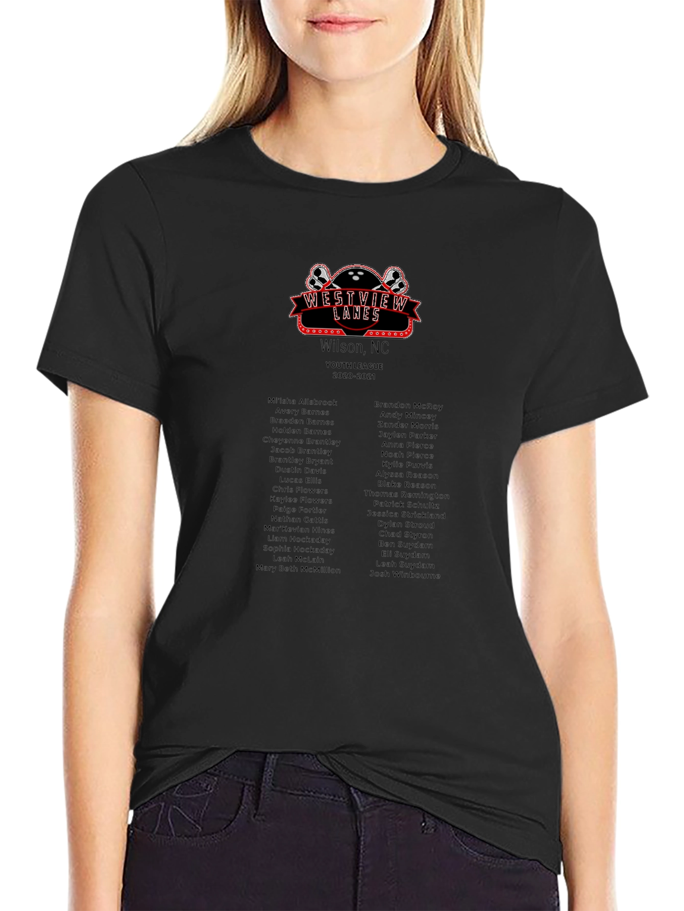 Westview Lanes Youth League 2020-2021 T-Shirt