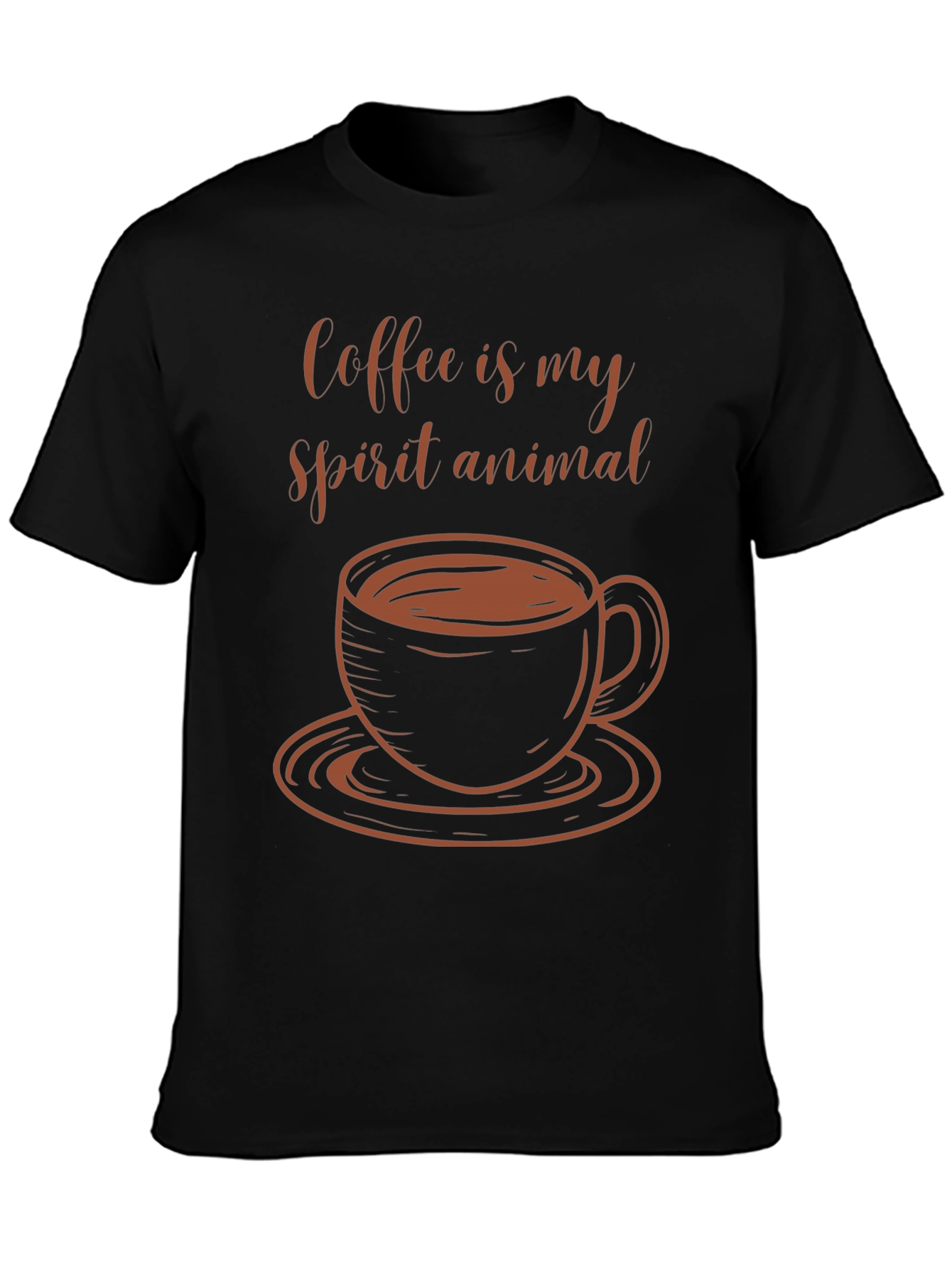 Coffee is My Spirit Animal Graphic Tee