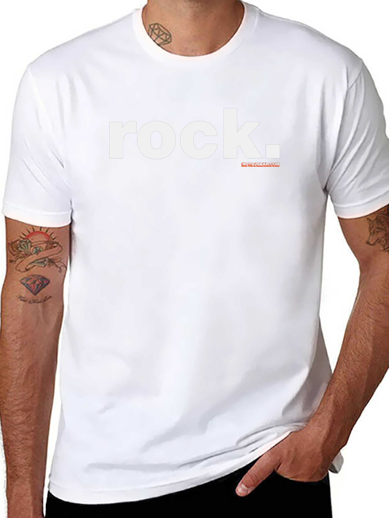 Rock Graphic Black Tee