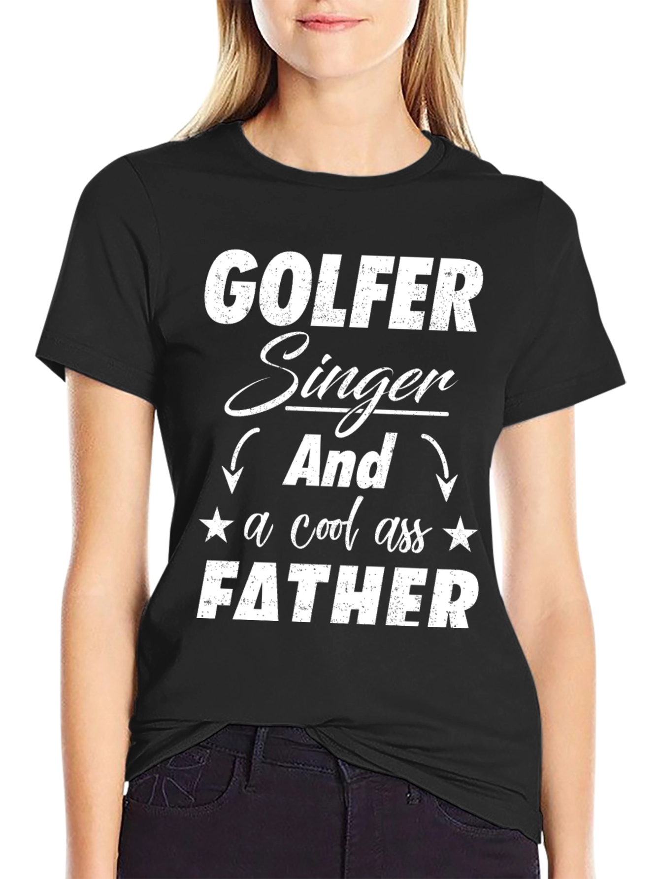 Golfer Singer Cool Ass Father T-Shirt