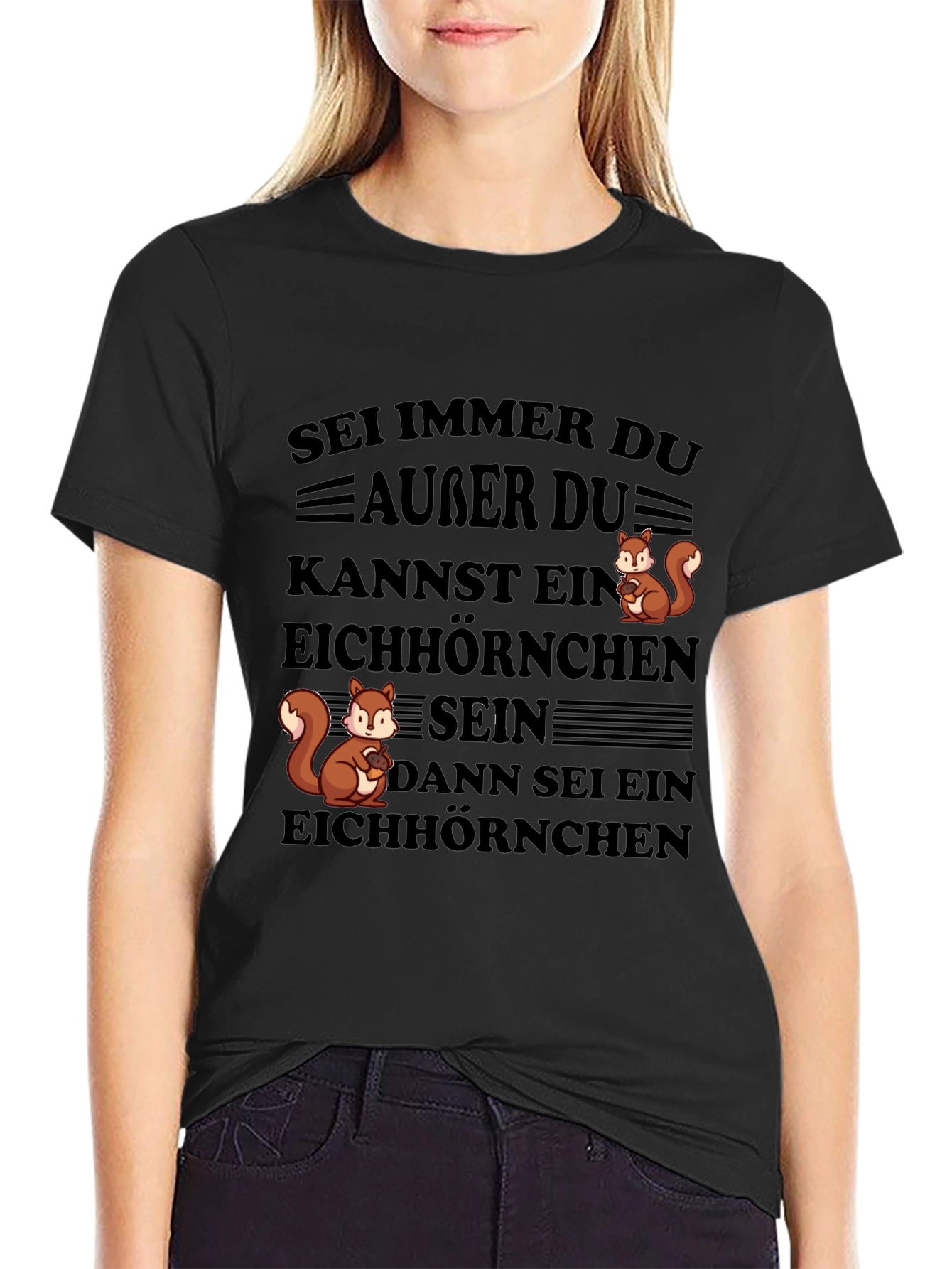 Be Yourself Squirrel T-Shirt - Funny Animal Tee