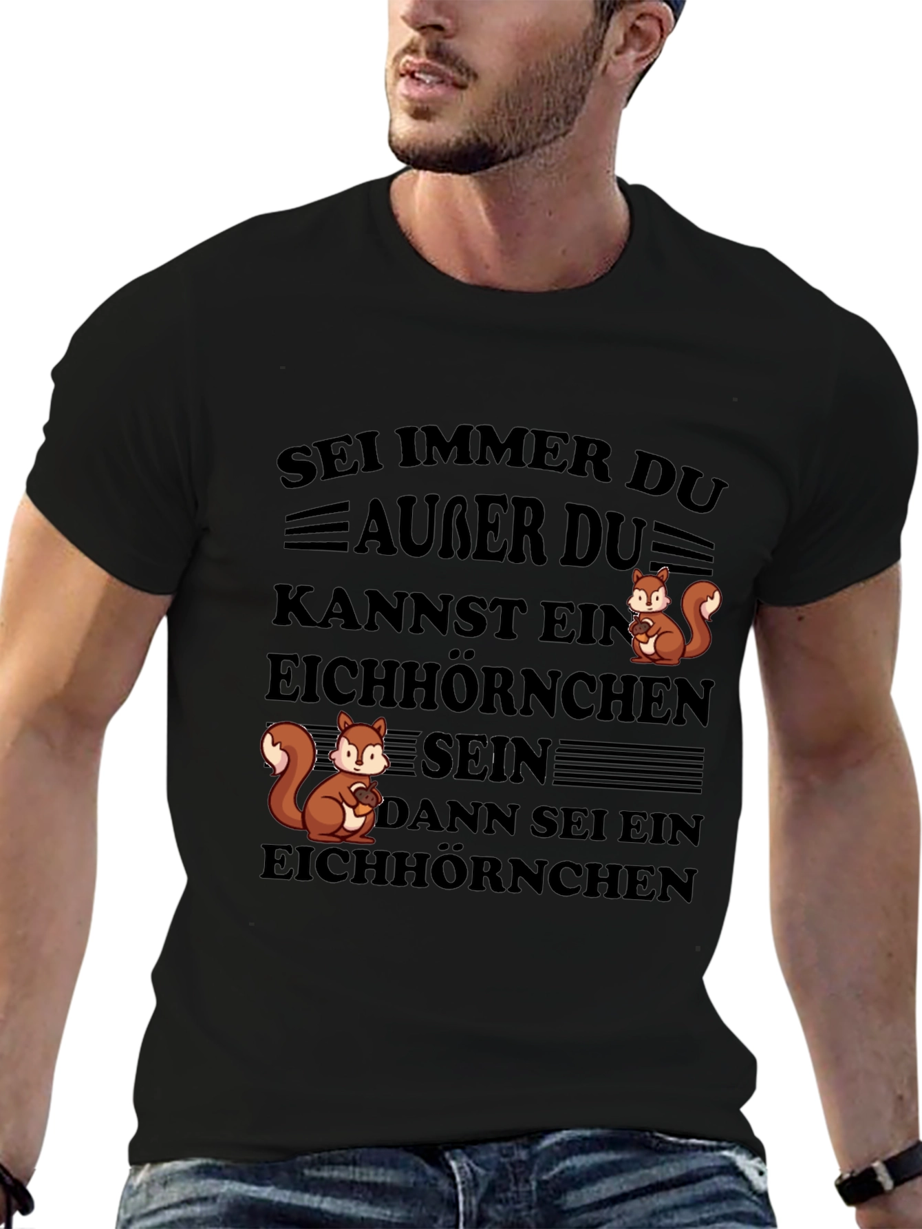 Be Yourself Squirrel T-Shirt - Funny Animal Tee