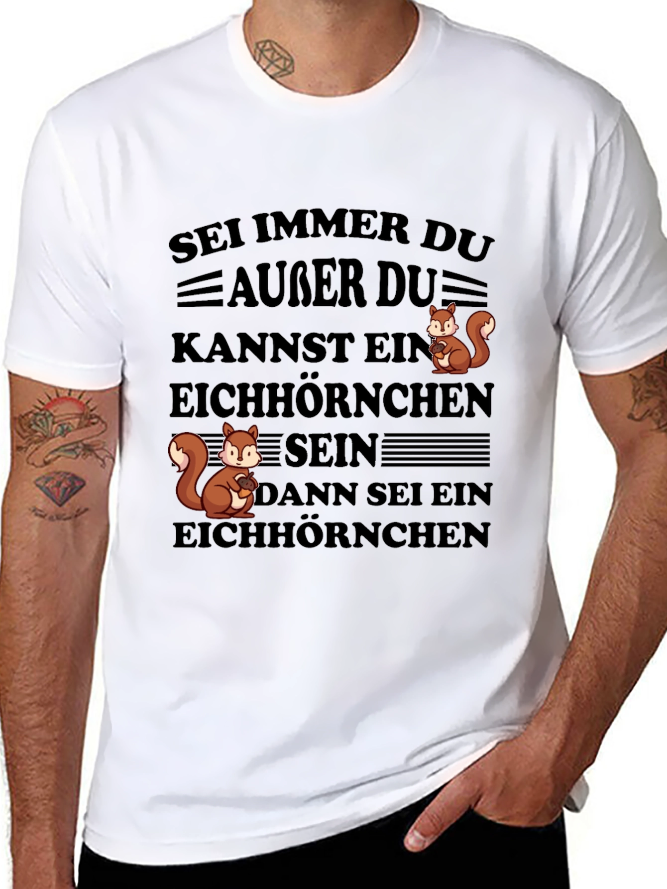 Be Yourself Squirrel T-Shirt - Funny Animal Tee