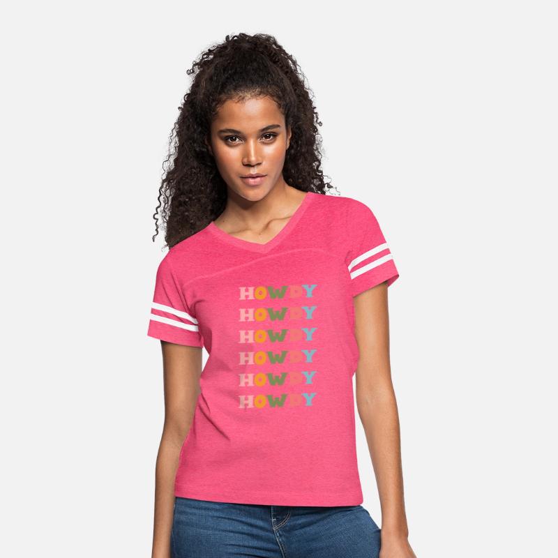 Howdy Funny Retro Style Print