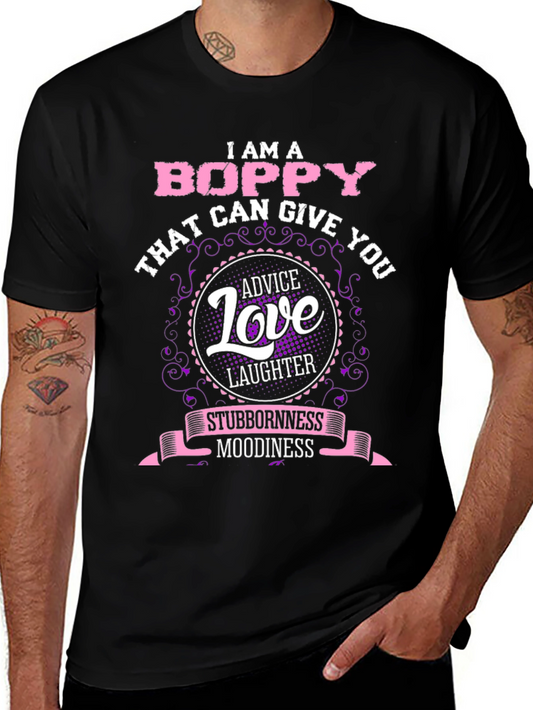 I am a Boppy Graphic T-Shirt Novelty Family Tee