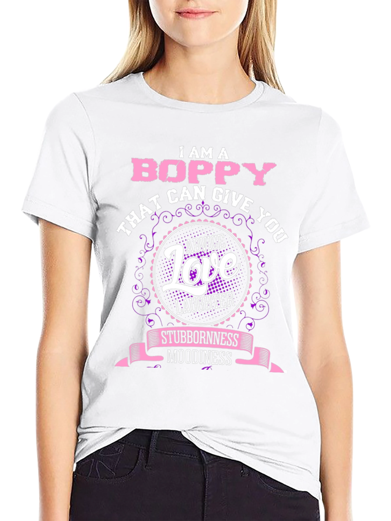 I am a Boppy Graphic T-Shirt Novelty Family Tee