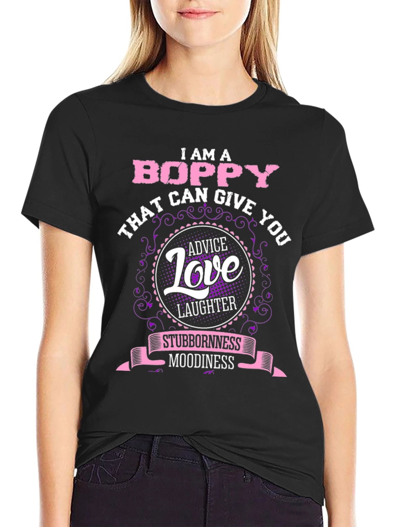 I am a Boppy Graphic T-Shirt Novelty Family Tee