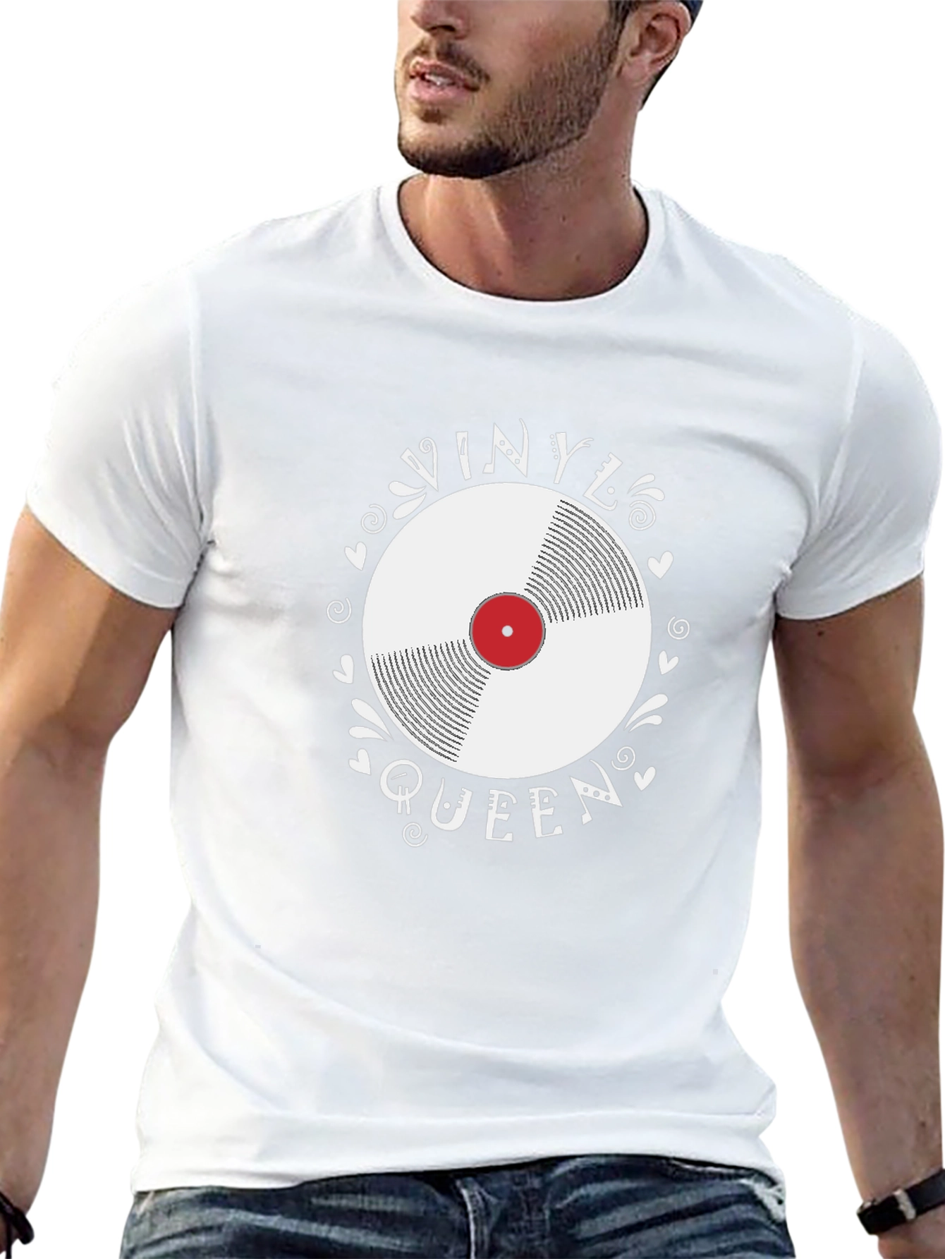 Vinyl Queen Graphic Tee - Music Lover Shirt