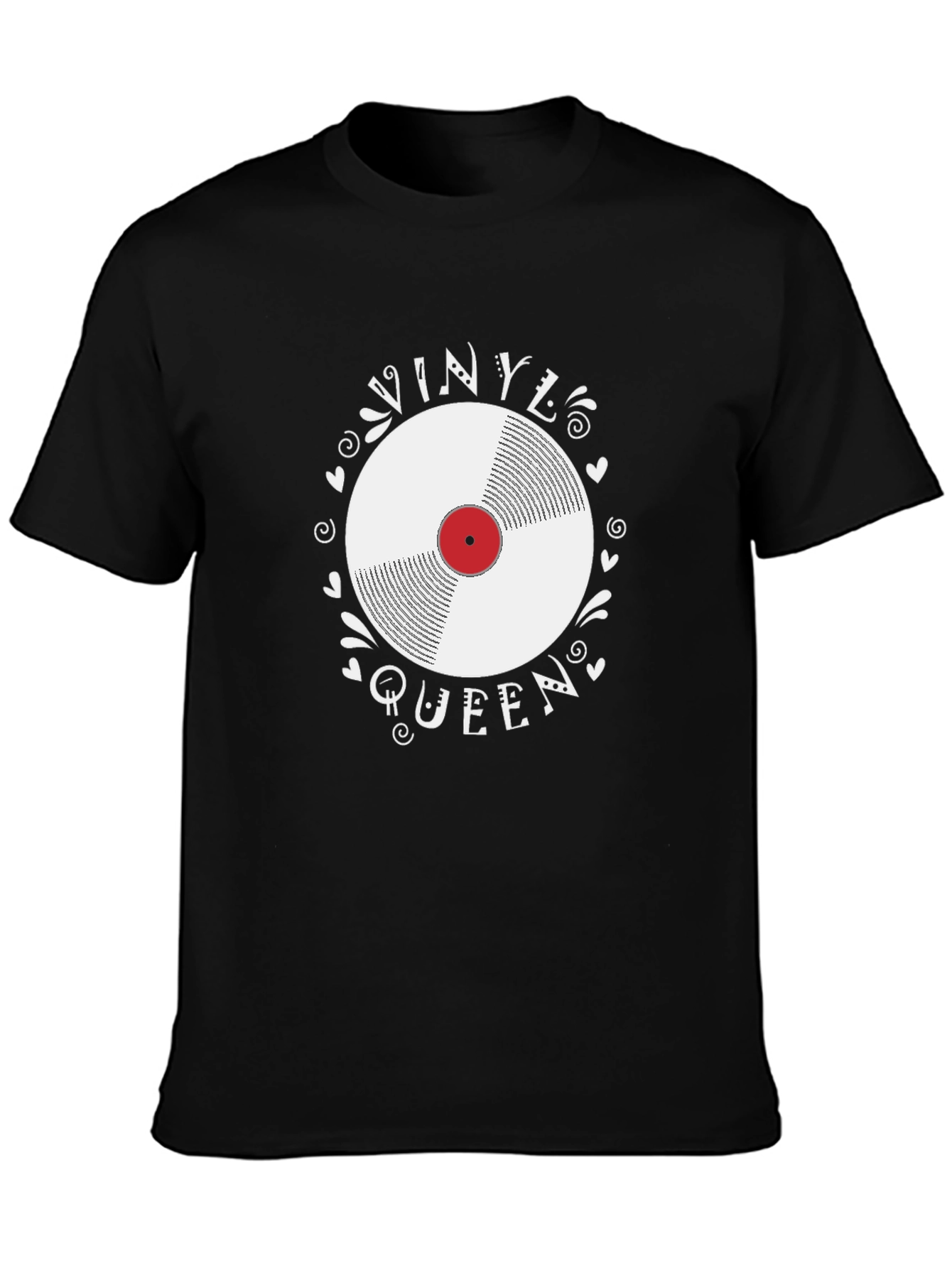 Vinyl Queen Graphic Tee - Music Lover Shirt