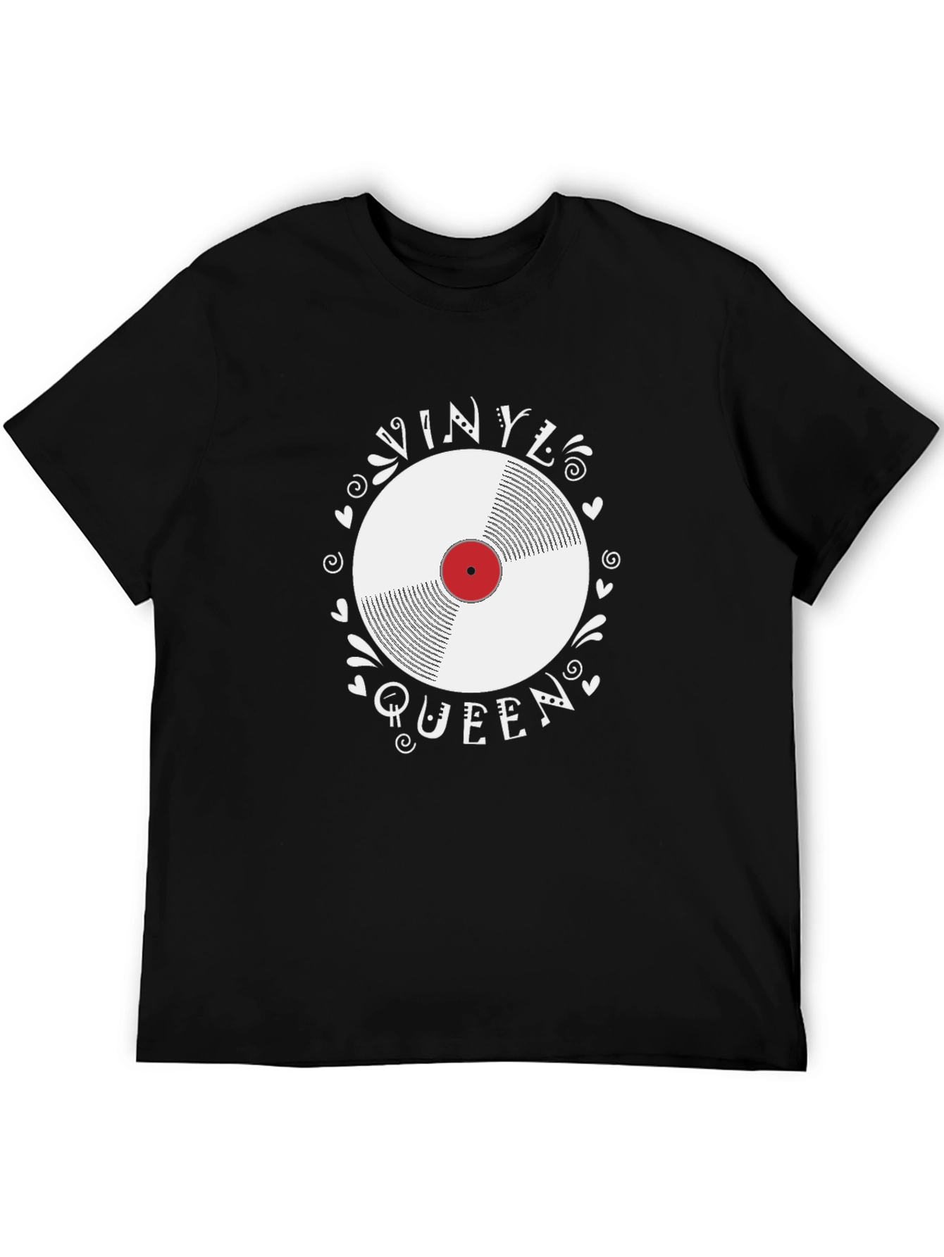 Vinyl Queen Graphic Tee - Music Lover Shirt