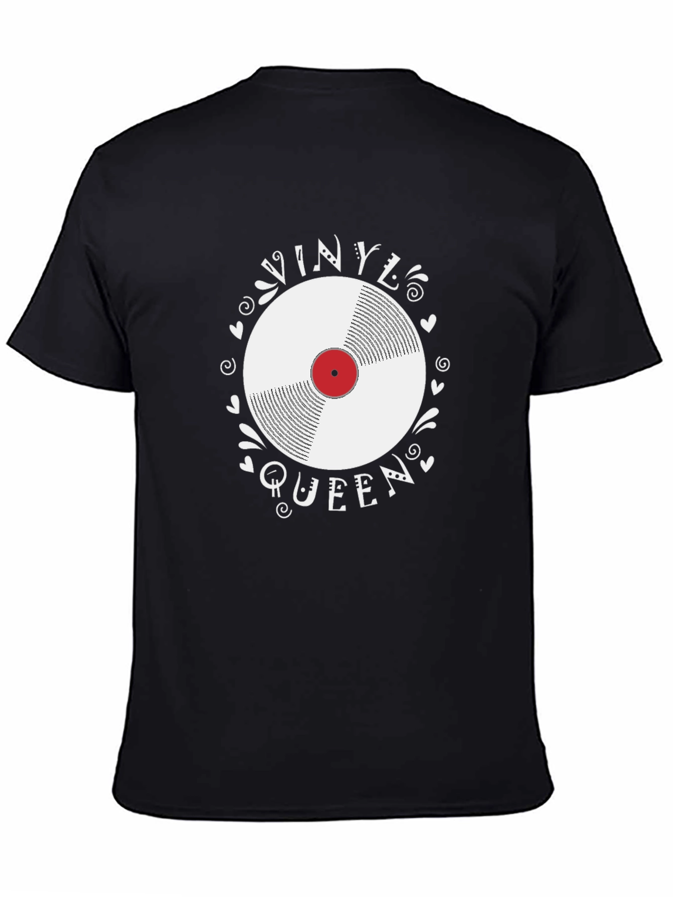 Vinyl Queen Graphic Tee - Music Lover Shirt