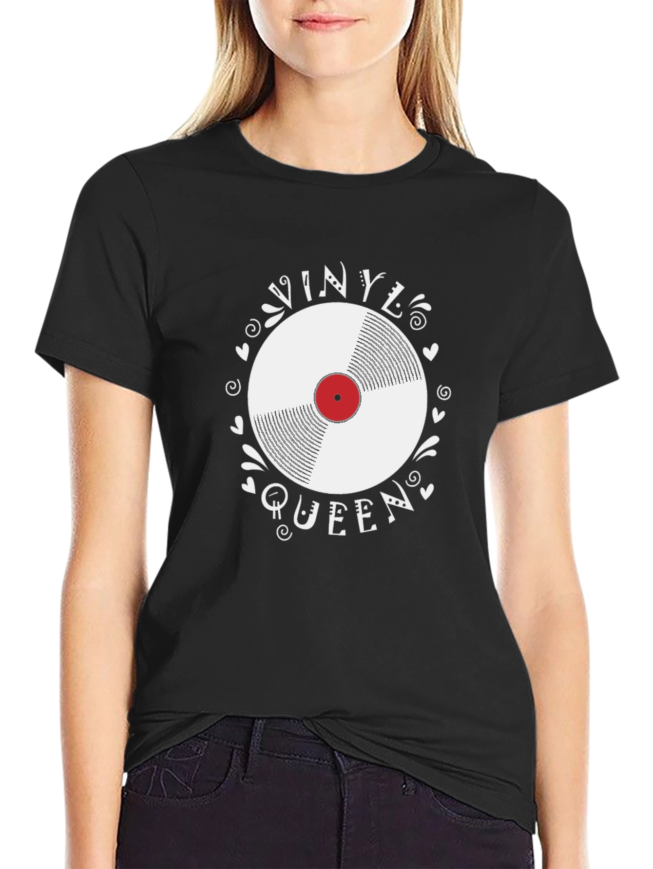 Vinyl Queen Graphic Tee - Music Lover Shirt