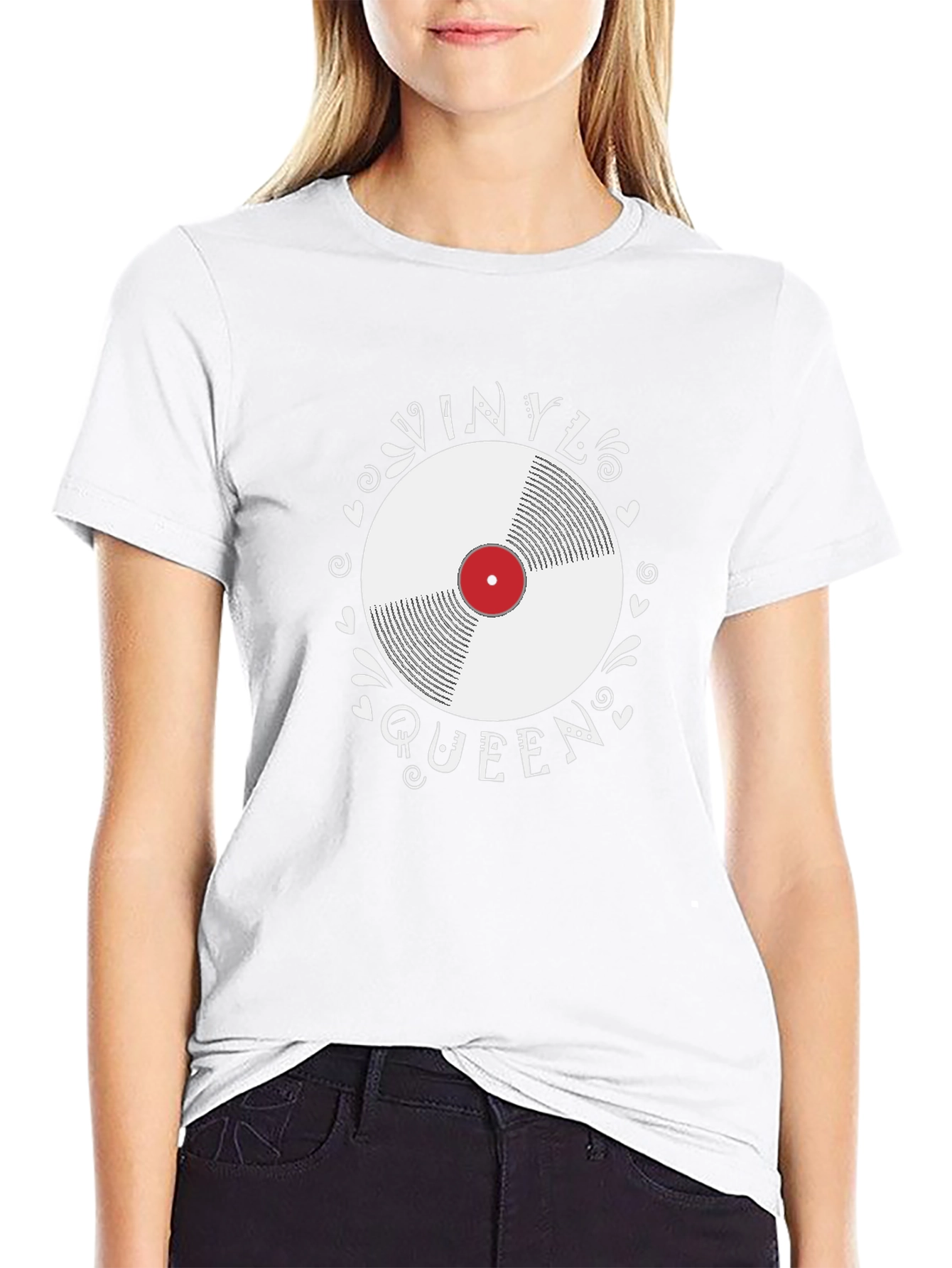 Vinyl Queen Graphic Tee - Music Lover Shirt