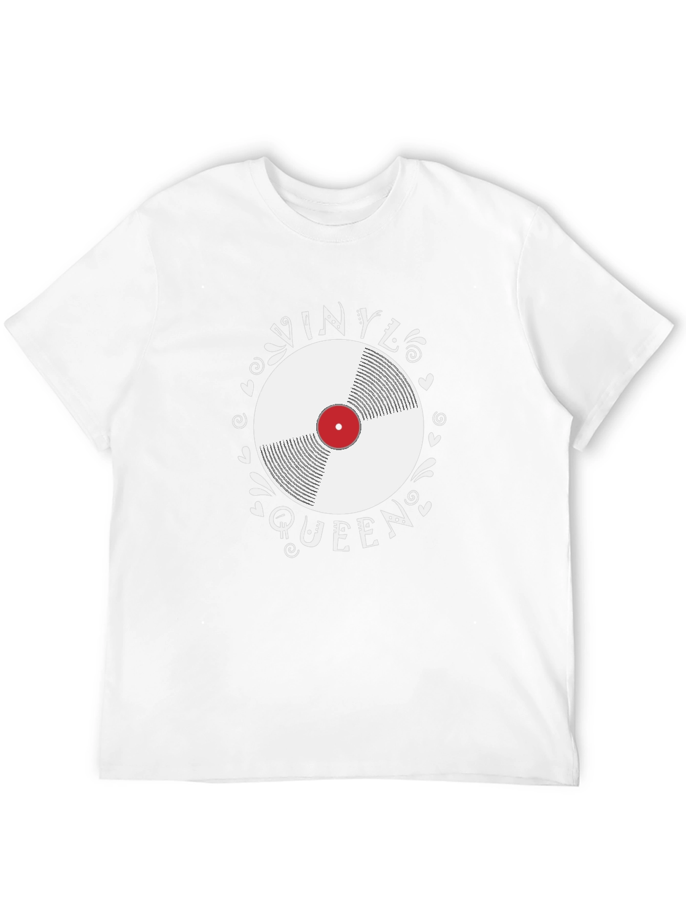Vinyl Queen Graphic Tee - Music Lover Shirt