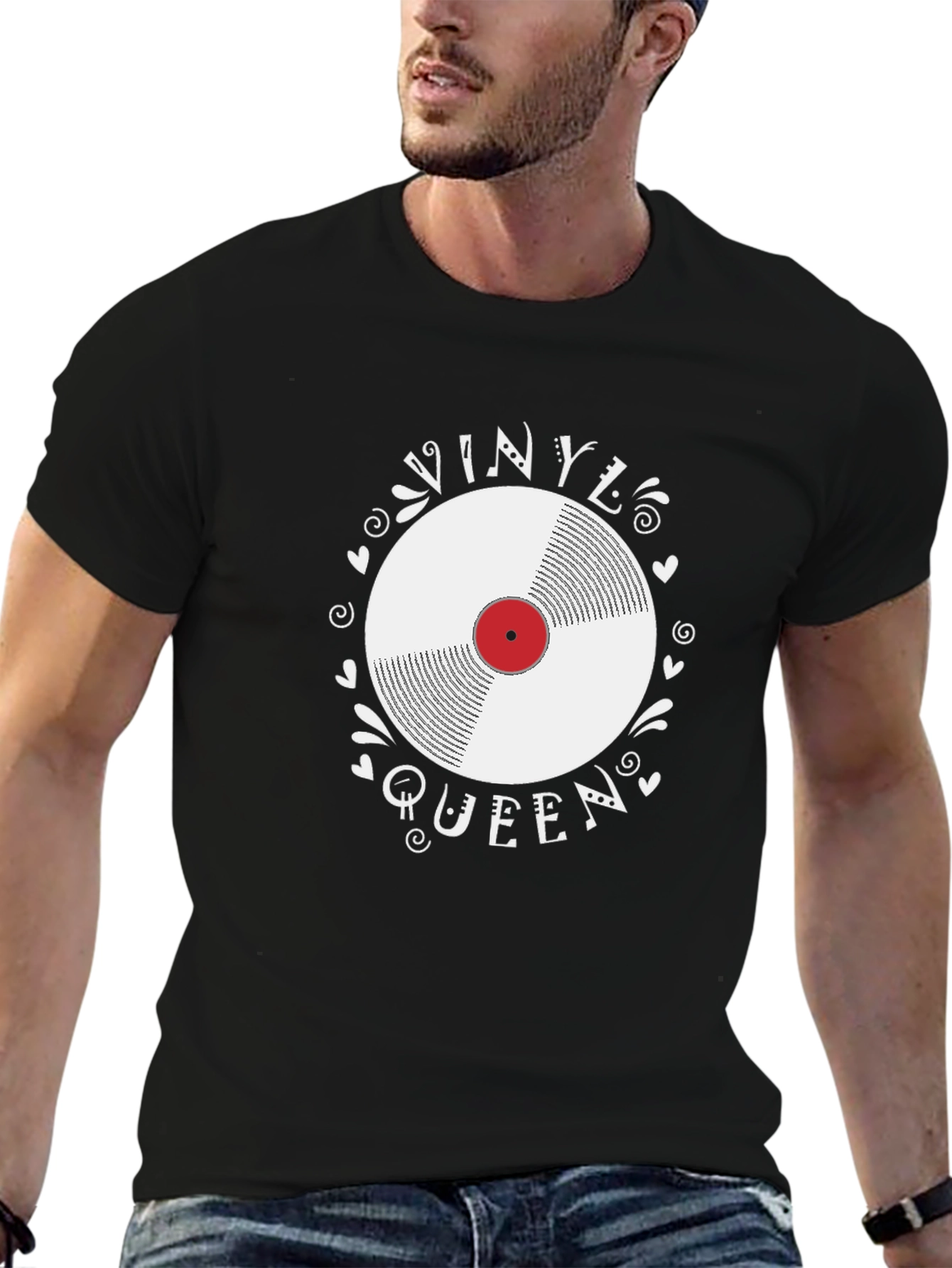 Vinyl Queen Graphic Tee - Music Lover Shirt