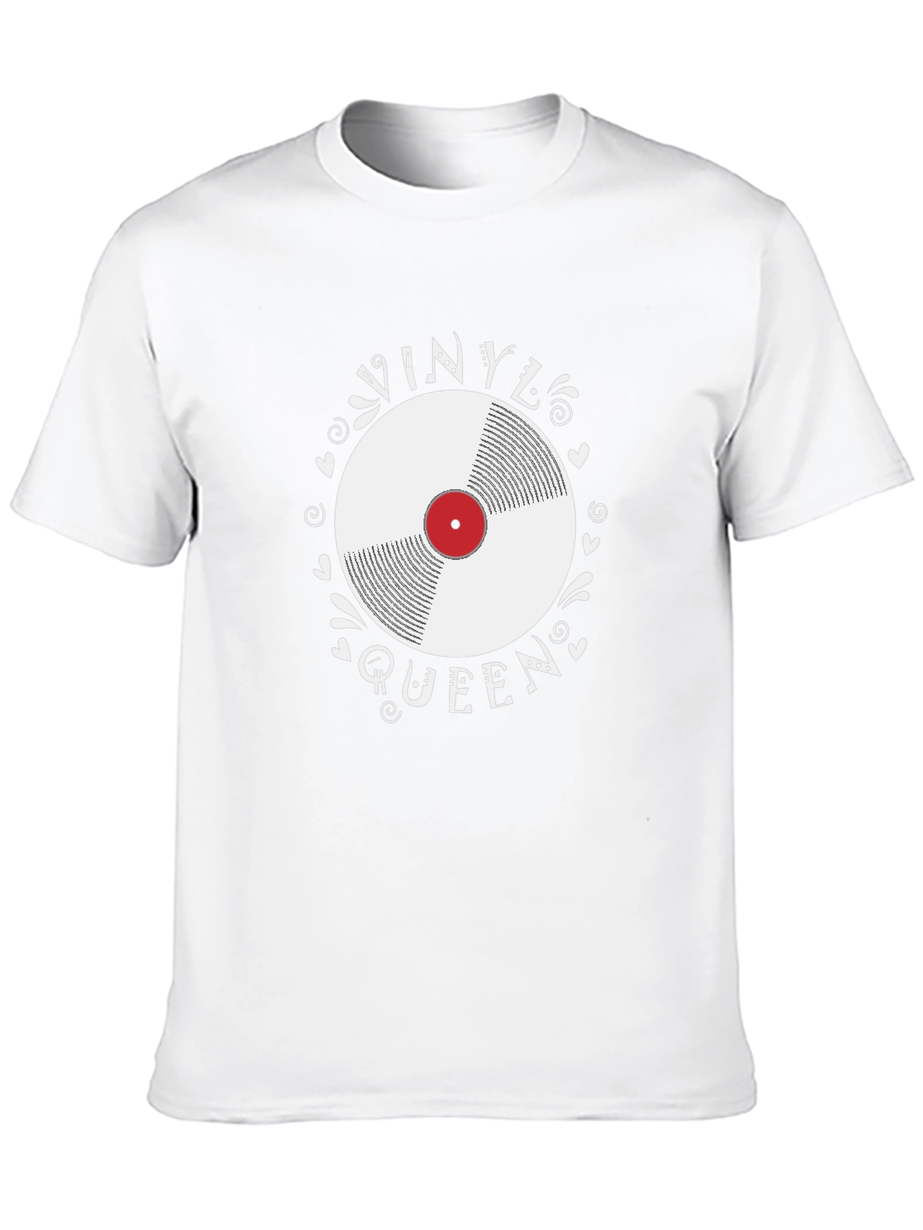 Vinyl Queen Graphic Tee - Music Lover Shirt