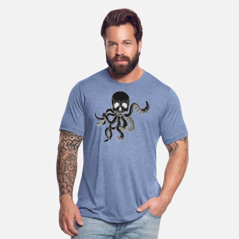 Human Skull With Tentacles