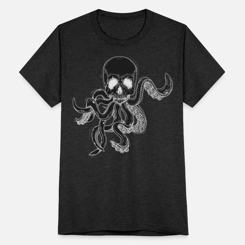 Human Skull With Tentacles