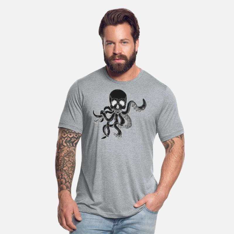 Human Skull With Tentacles