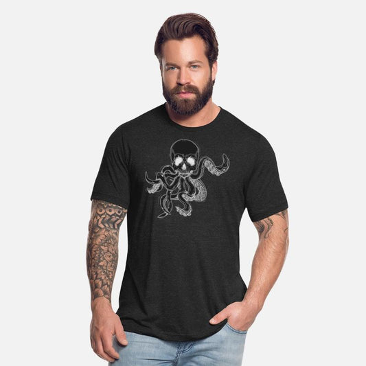 Human Skull With Tentacles