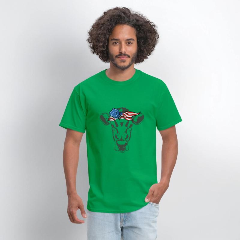 Humorous Cow Bandana Sarcastic Illustration Pun