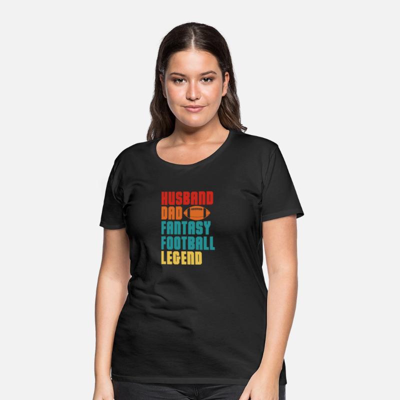 Husband Dad Fantasy Football Legend Retro