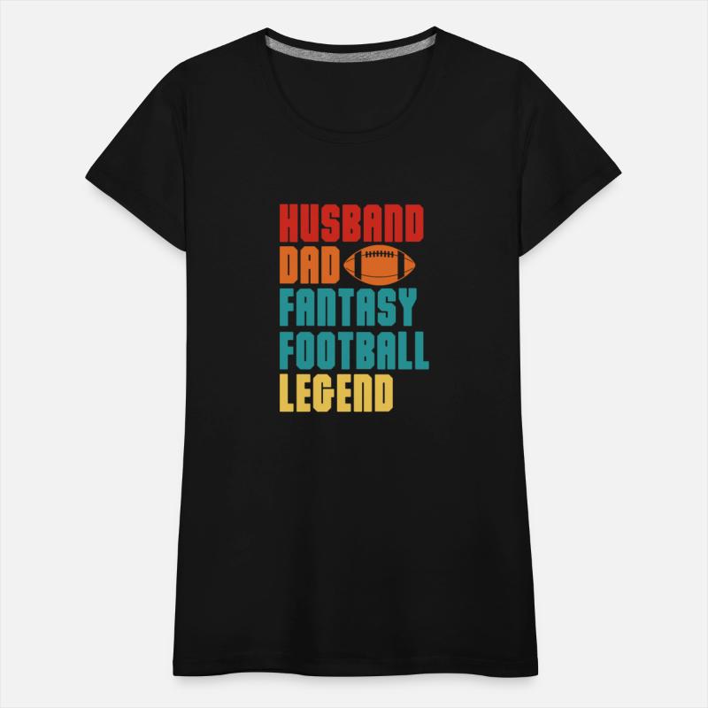 Husband Dad Fantasy Football Legend Retro