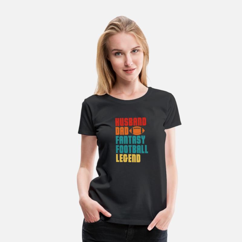 Husband Dad Fantasy Football Legend Retro
