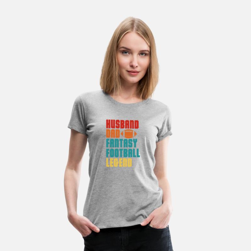 Husband Dad Fantasy Football Legend Retro