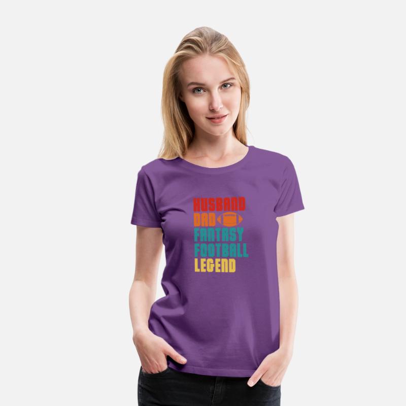 Husband Dad Fantasy Football Legend Retro