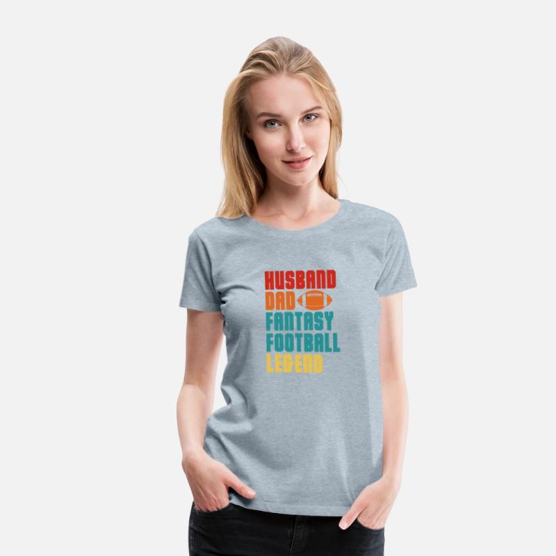 Husband Dad Fantasy Football Legend Retro
