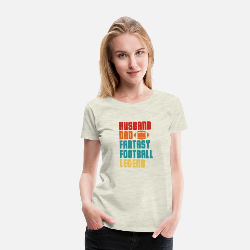 Husband Dad Fantasy Football Legend Retro