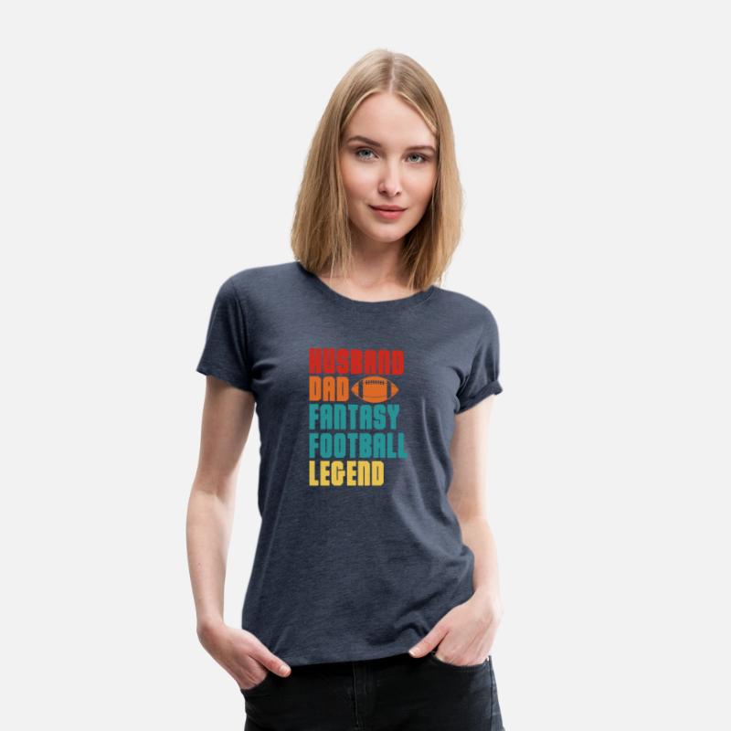 Husband Dad Fantasy Football Legend Retro