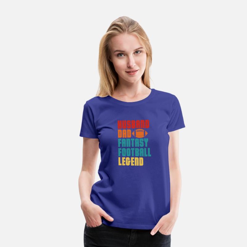 Husband Dad Fantasy Football Legend Retro